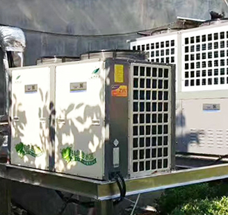 山东省菏泽家能厂办公室地暖加空调1台10匹1台15匹低温冷暖机器